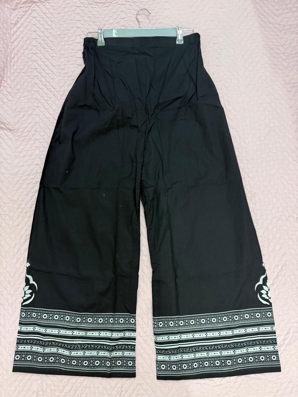 Hit Article Original Brand by Shaista Lodhi Monochrome Digital Printed 3pc Stitched Lawn fabric Chiffon Dupatta Long Shirt